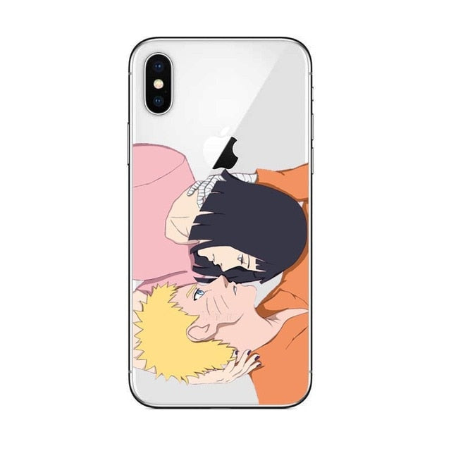 Cartoon Animated Naruto Soft Silicone transparent Phone Case Cover