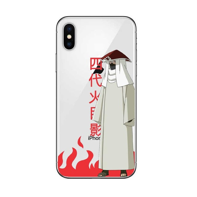 Cartoon Animated Naruto Soft Silicone transparent Phone Case Cover