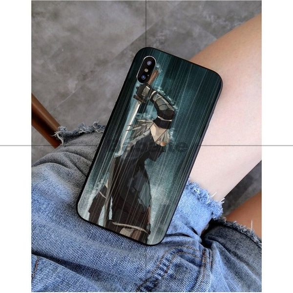 Babaiite naruto kakashi Soft Silicone black Phone Case for iPhone 6S 6plus 7 7plus 8 8Plus X Xs MAX 5 5S XR