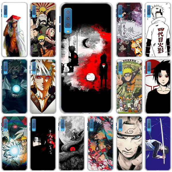Naruto Sasuke Cases cover for Samsung Galaxy A6 A6+ A8 A8+ 2018 A3 A5 A7 A9 2018 A8s A6s hard back Phone case